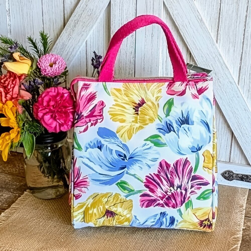 ♠️ NWT Kate Spade New York 🌼 Floral Insulated Lunch Bag/Tote - Picture 2 of 8